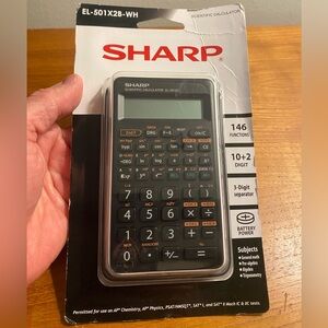 Sharp EL-501X2B-WH Calculator NWT